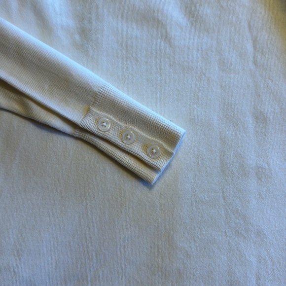 NWT Talbots turtleneck in ivory - Picture 3 of 10